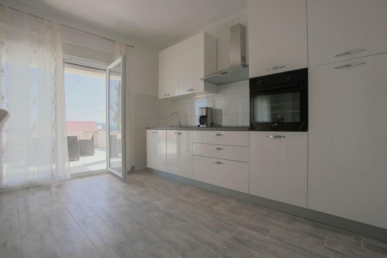 Apartman Slavko Seget Vranjica Exteriör bild